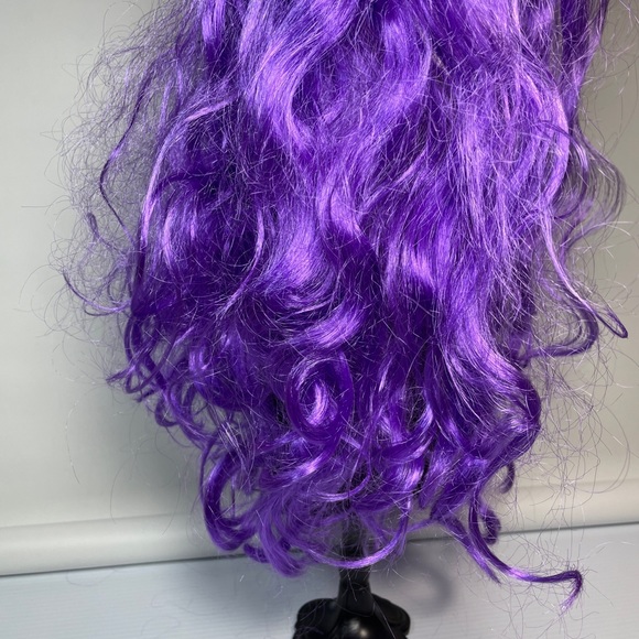 Leg Avenue Starbright Long Wavy Wig Purple OS - Picture 7 of 12